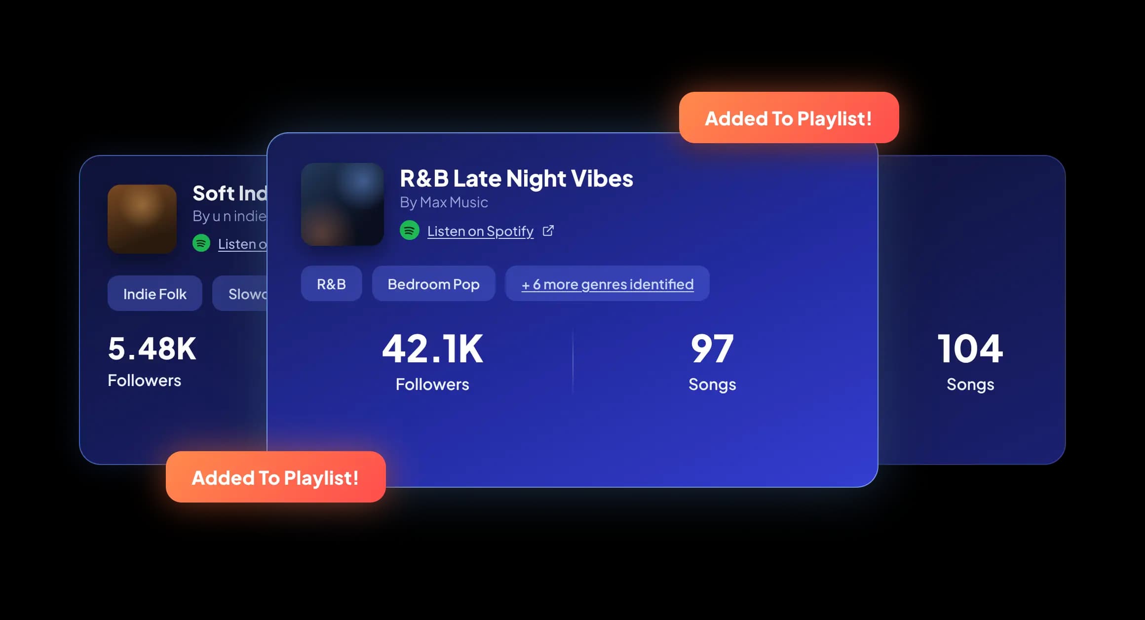 Pick your playlists